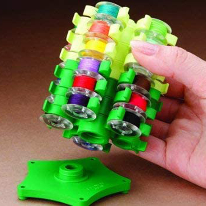 Embroidery Tas - Klip penyimpanan berdiri bobbin jahit menara