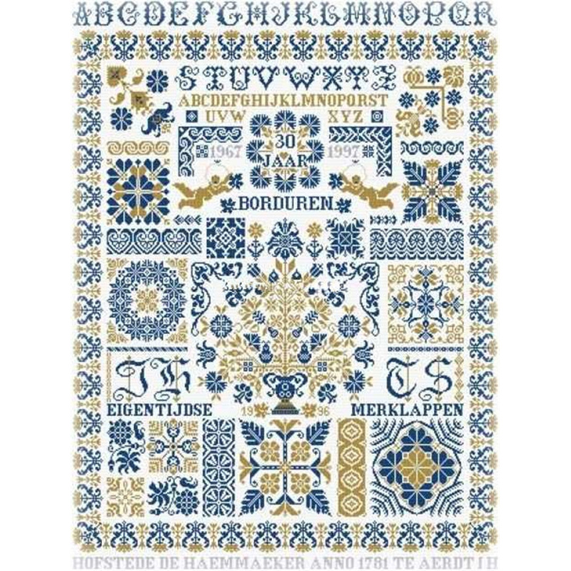 Embroidery Tas - 873 Kit Kain Bordir Cross Stitch
