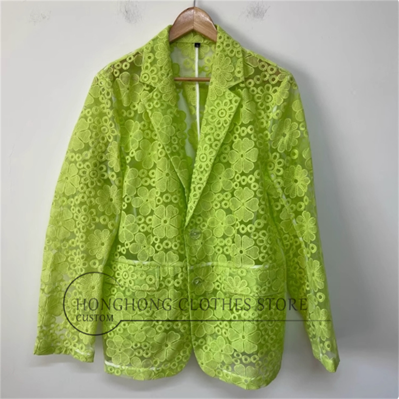 Embroidery Yellow - Organza tembus pandang bordir berat kuning