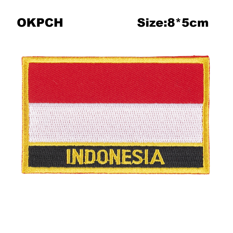Embroidery In Indonesia - Bendera Irak Bordir Patch Besi Pada