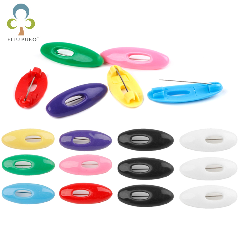 Embroidery Arabic - 12Pcs plastik bros pengaman Pin untuk
