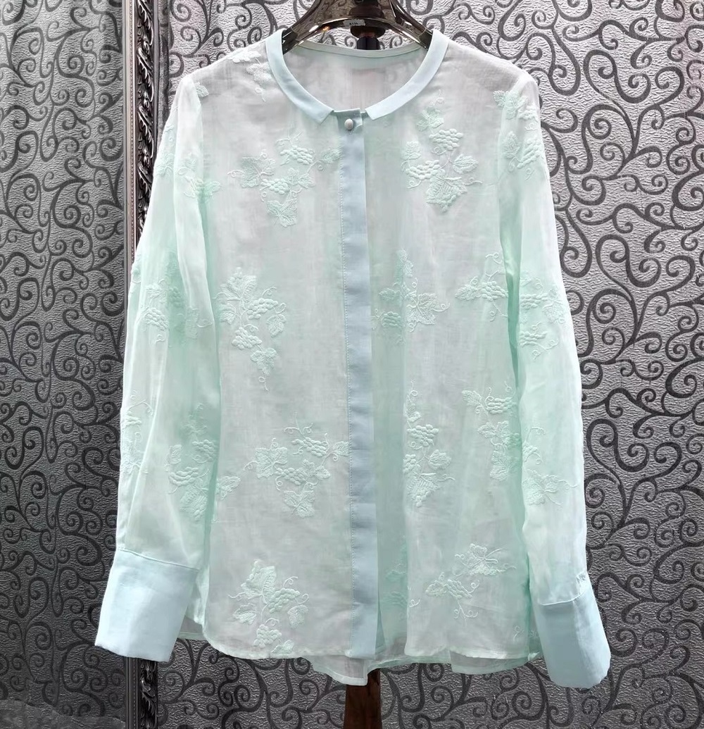 Embroidery Yellow - Blus Gaya Fashion Terbaru Berkualitas Tinggi