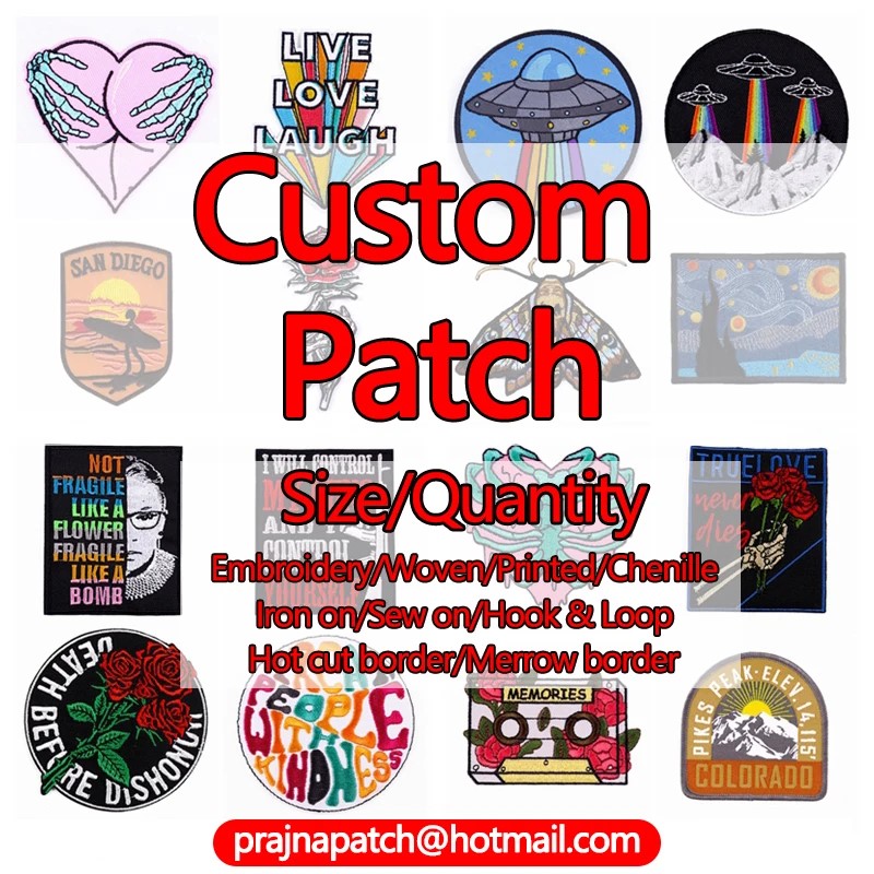 Patch Bordir yang Dapat Disesu - Embroidery Name Designs ulasan dan harga