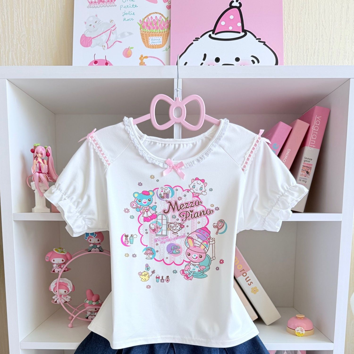 Set Rok Manis Jepang Kaus Leng - Embroidery Tshirt ulasan dan harga