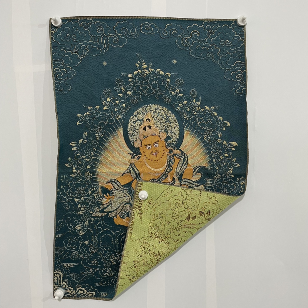 Sulaman Thangka Buddhisme Tibe - Embroidery Yellow ulasan dan harga