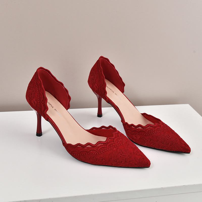Sepatu Pengantin Wanita Hak Ti - Embroidery In The Piece ulasan dan harga