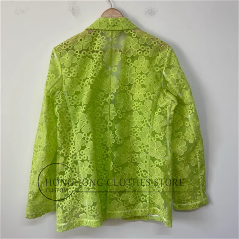 Organza tembus pandang bordir  - Embroidery Yellow ulasan dan harga