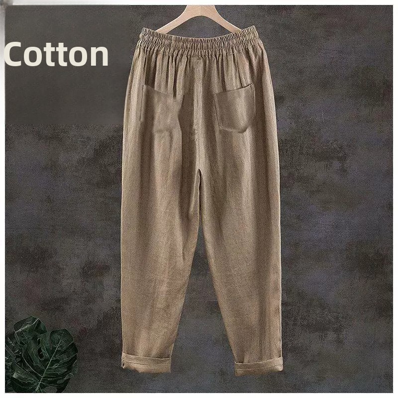 Celana Panjang Pria Bahan Line - Linen Fabric Natural ulasan dan harga