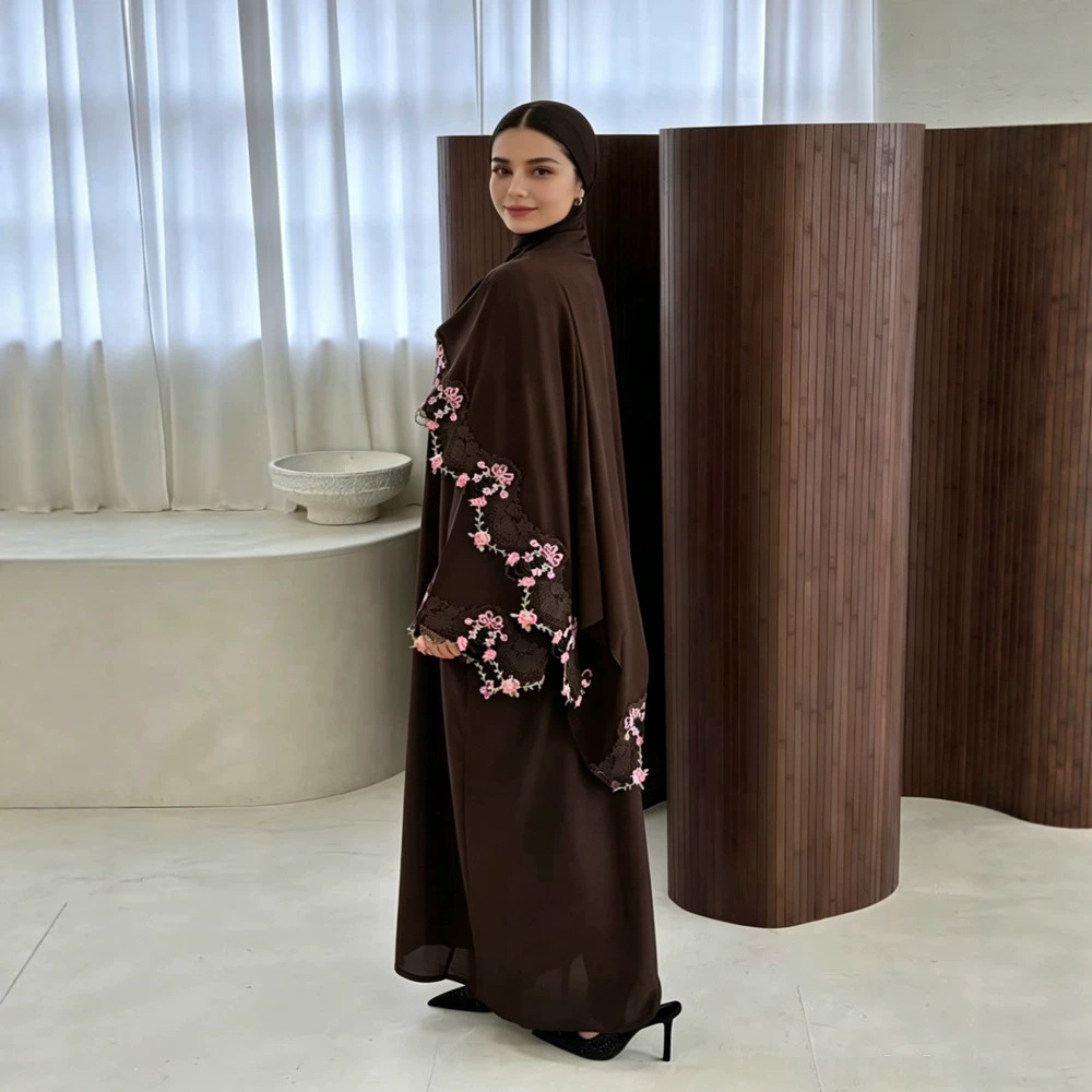 Gaun Lebaran Wanita Muslim Aba - Embroidery Arabic ulasan dan harga