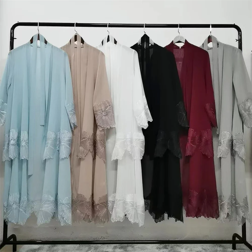 Gaun Maxi Bordir Wanita Muslim - Embroidery Arabic ulasan dan harga