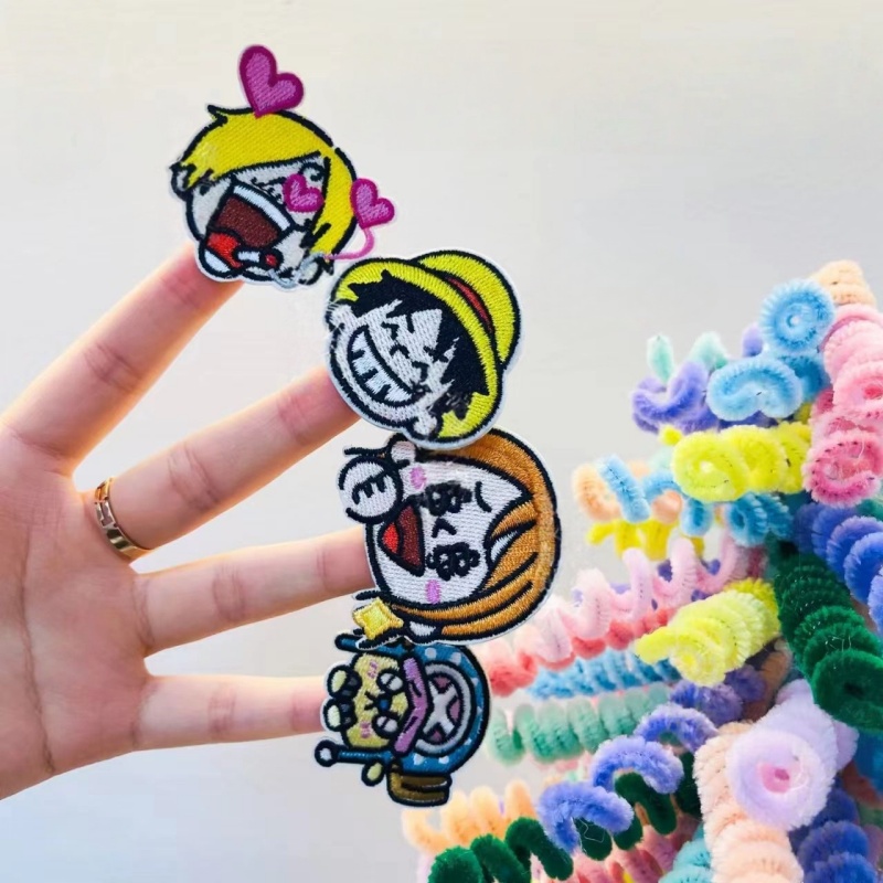 Patch Kain Anime One Piece Str - Embroidery In The Piece ulasan dan harga