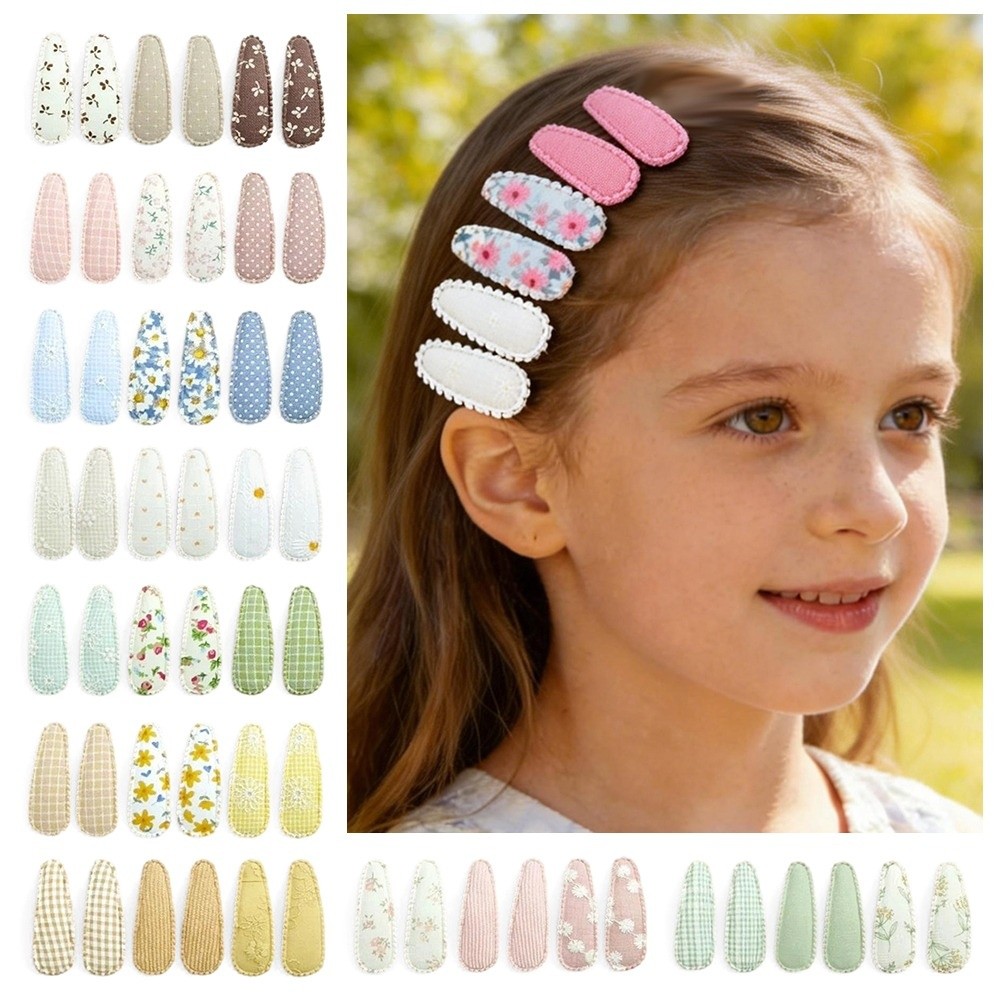 6 Pcs/Set Jepit Rambut Bayi Ca - Embroidery Love ulasan dan harga