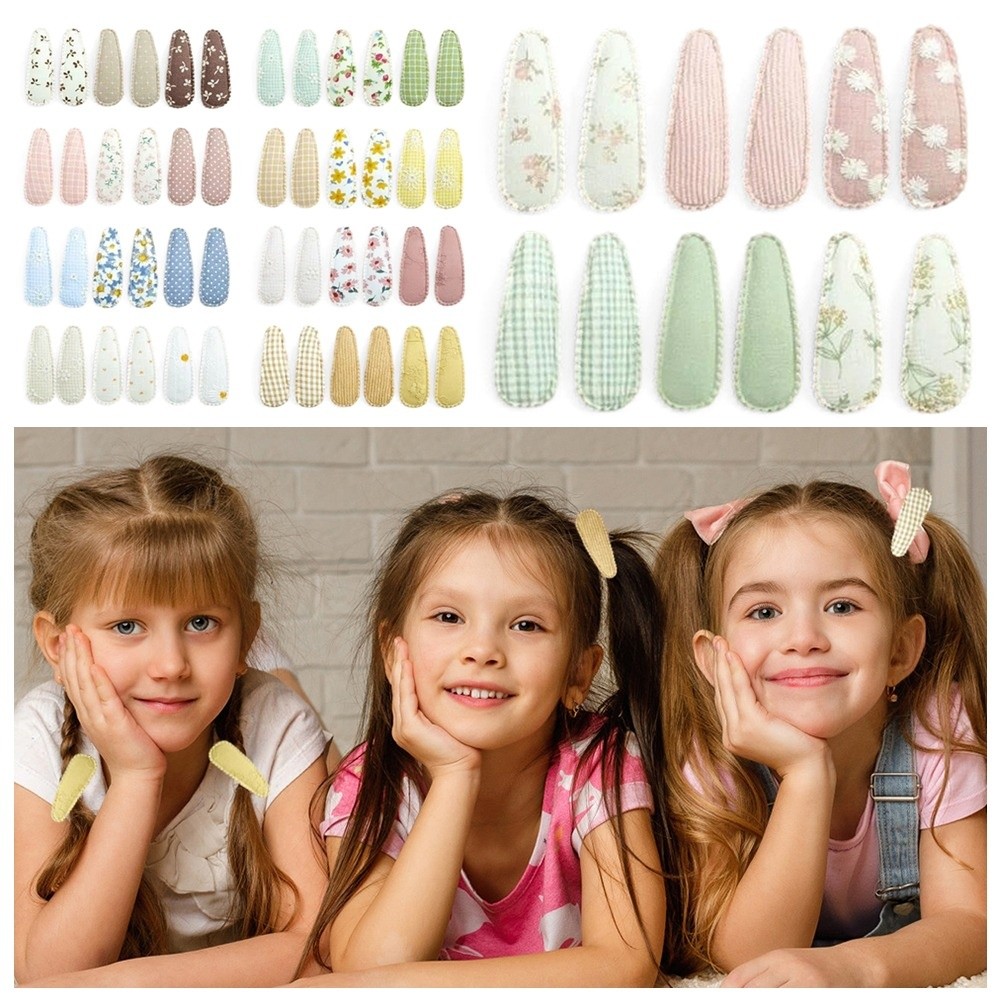6 Pcs/Set Jepit Rambut Bayi Ca - Embroidery Love ulasan dan harga