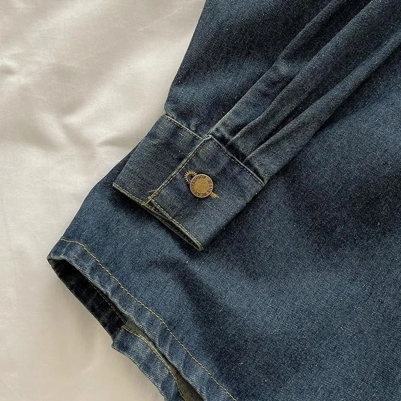 Set Rok Denim Y2K: Jaket Kanci - Embroidery Style ulasan dan harga