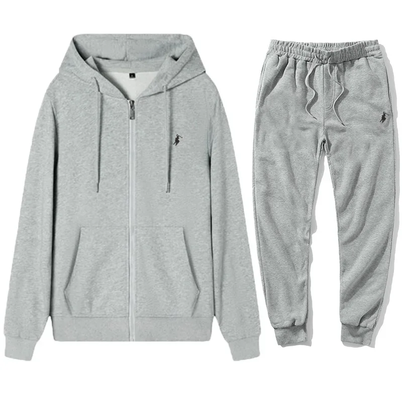 Setelan Hoodie Klasik Pria 202 - Embroidery Style ulasan dan harga