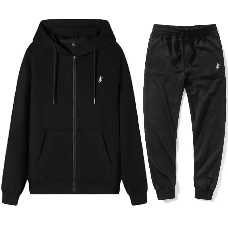 Setelan Hoodie Klasik Pria 202 - Embroidery Style ulasan dan harga