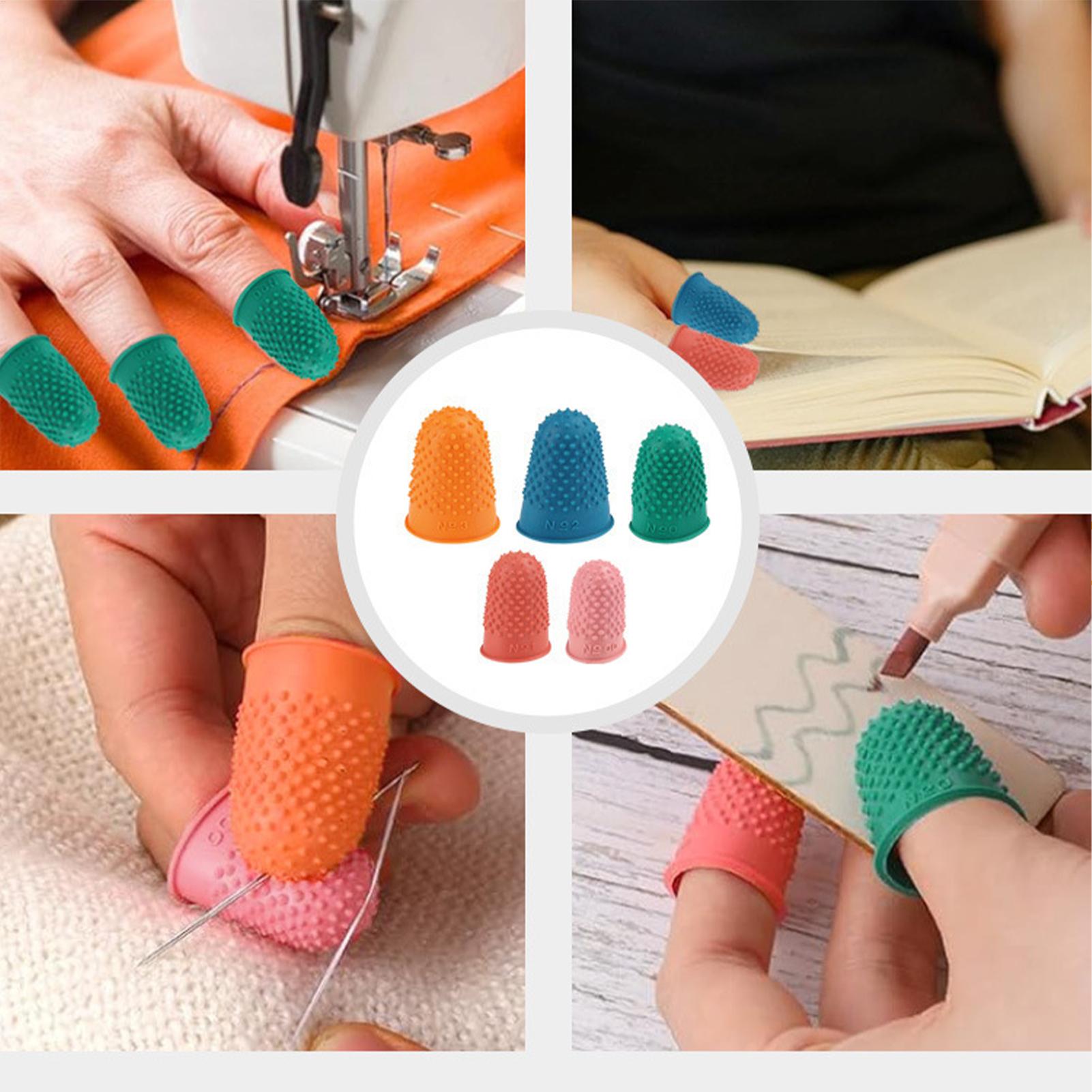 Pelindung Jari Karet Dapat Dig - Embroidery In The Piece ulasan dan harga