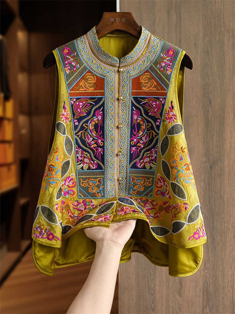 Rompi Wanita Warna Kuning Gaya - Embroidery Yellow ulasan dan harga