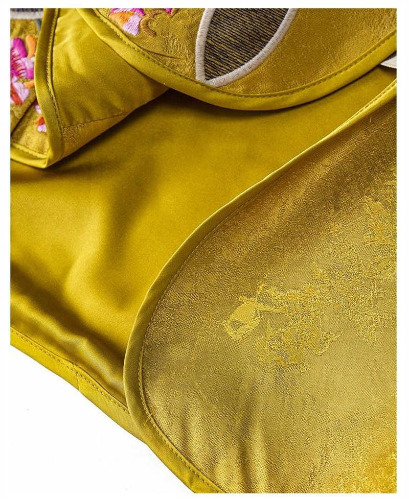 Rompi Wanita Warna Kuning Gaya - Embroidery Yellow ulasan dan harga