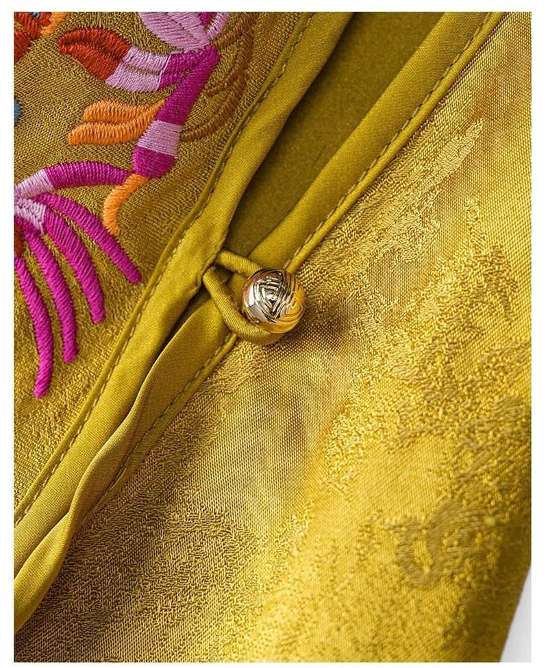 Rompi Wanita Warna Kuning Gaya - Embroidery Yellow ulasan dan harga