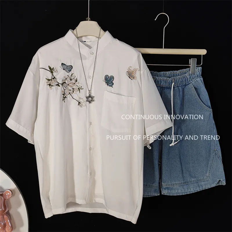 Setelan 3 Potong Pria Gaya Cin - Embroidery In The Piece ulasan dan harga
