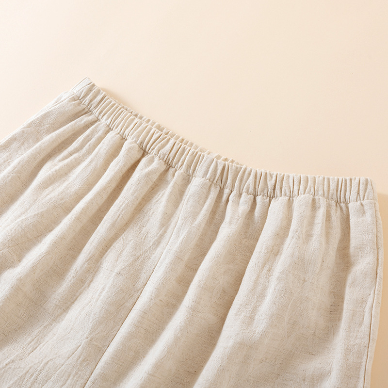 Piyama Wanita Gaya Jepang Kera - Linen Fabric Natural ulasan dan harga