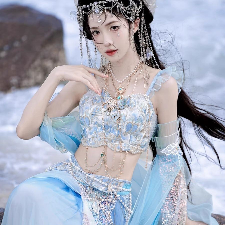 Set Kostum Pesta Cosplay Peri  - Embroidery Style ulasan dan harga