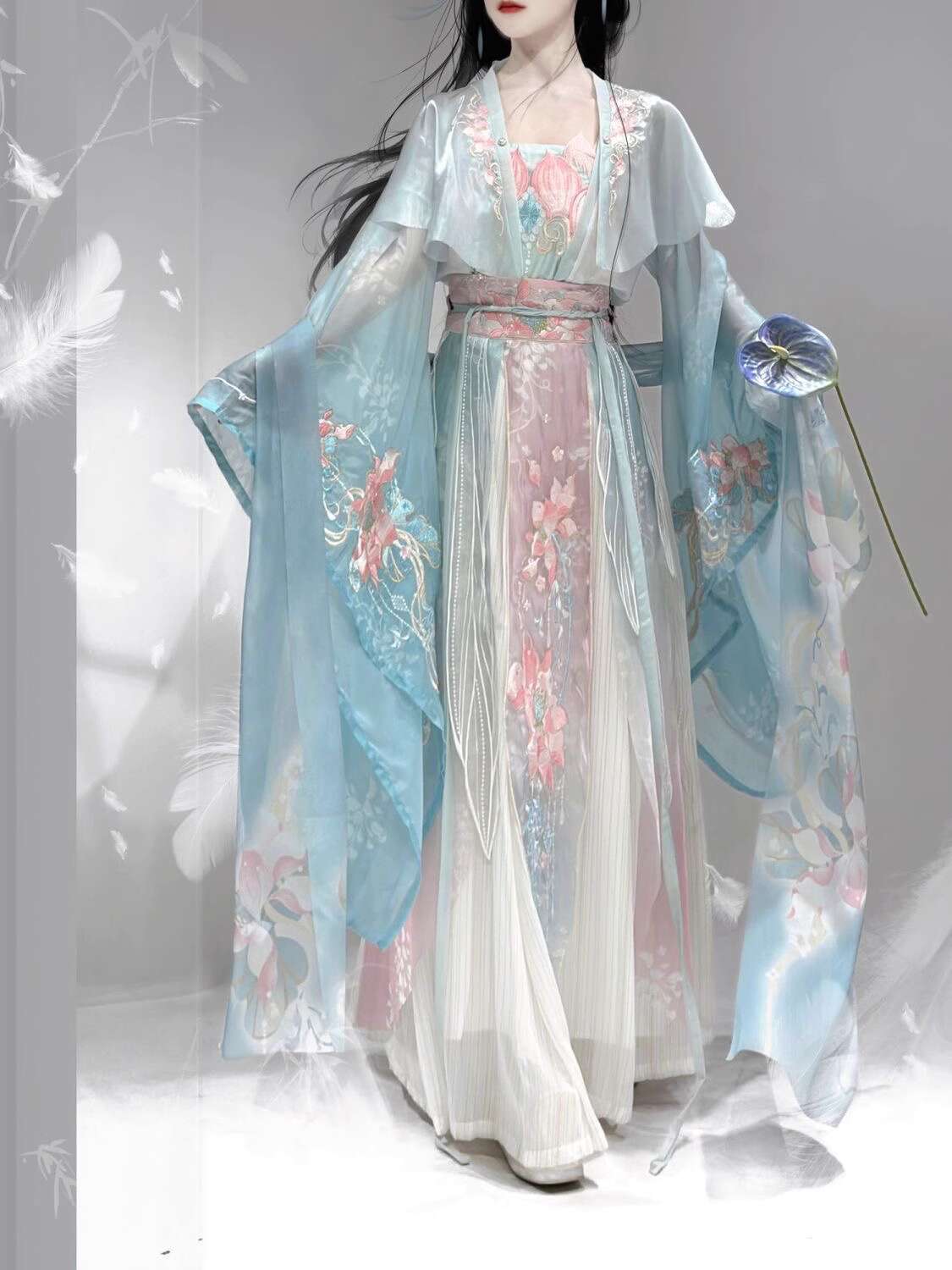 Rok Panjang Pinggang Bordir In - Embroidery In The Piece ulasan dan harga