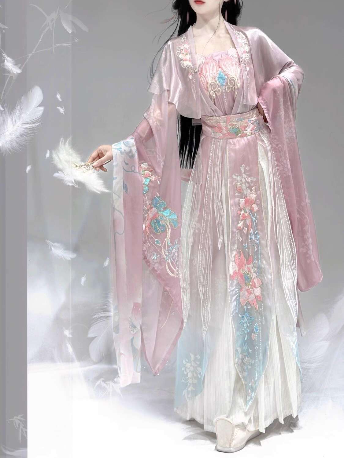 Rok Panjang Pinggang Bordir In - Embroidery In The Piece ulasan dan harga
