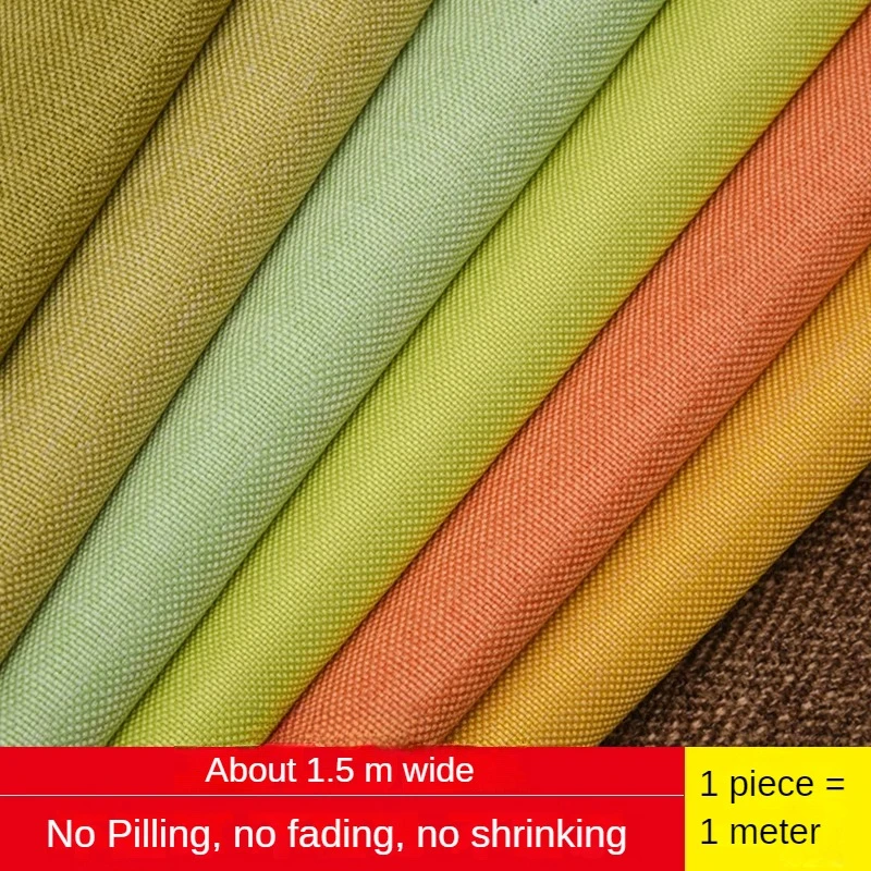 Kain Linen katun tebal meteran - Linen Fabric Natural ulasan dan harga