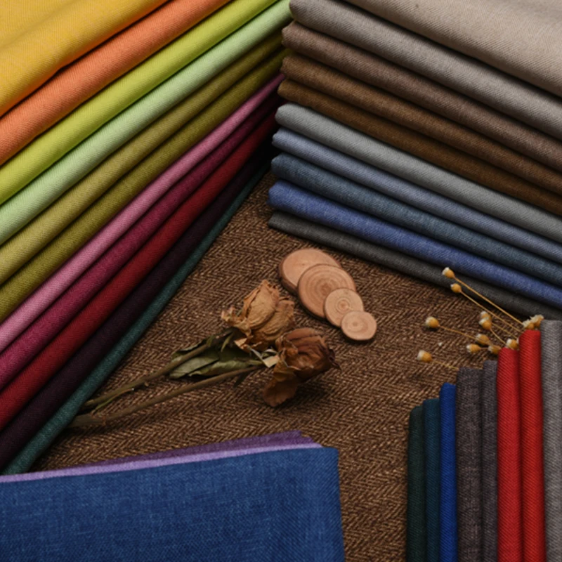 Kain Linen katun tebal meteran - Linen Fabric Natural ulasan dan harga